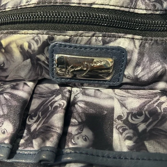 ๐ฅ๐๐ฅJason Wu Distressed Blue Leather Studded Hobo Satchel Bag - Picture 7 of 9